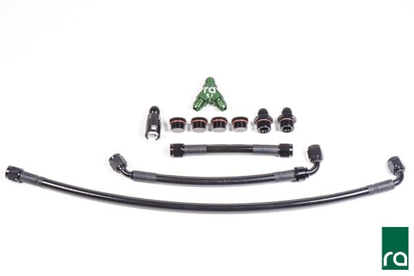 Radium Fuel Rail Plumbing Kit, S197 Mustang V8.