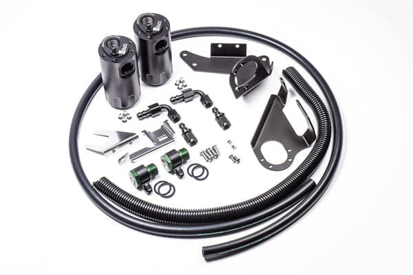 Radium Dual Catch Can Kit, Nissan 370Z.