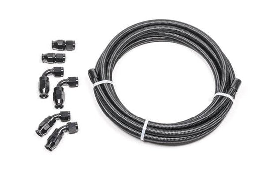 Radium 6An Universal Diy Ptfe Hose Kit, Black.