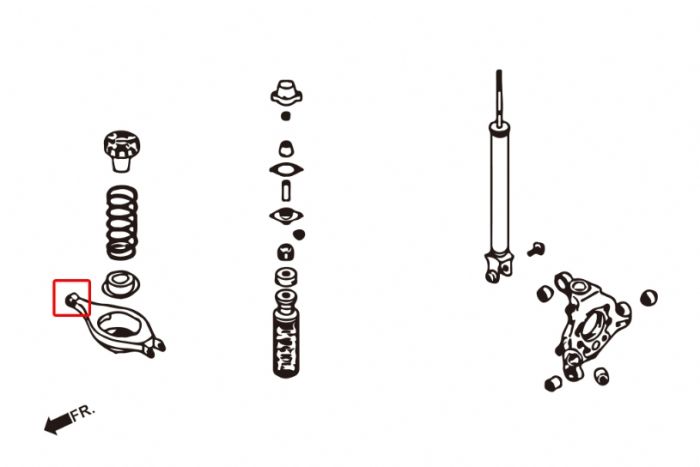 Rear Lower Arm Bush Inner (Uprated Rubber)