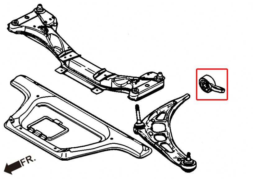 Front Lower Arm Bush (M3)