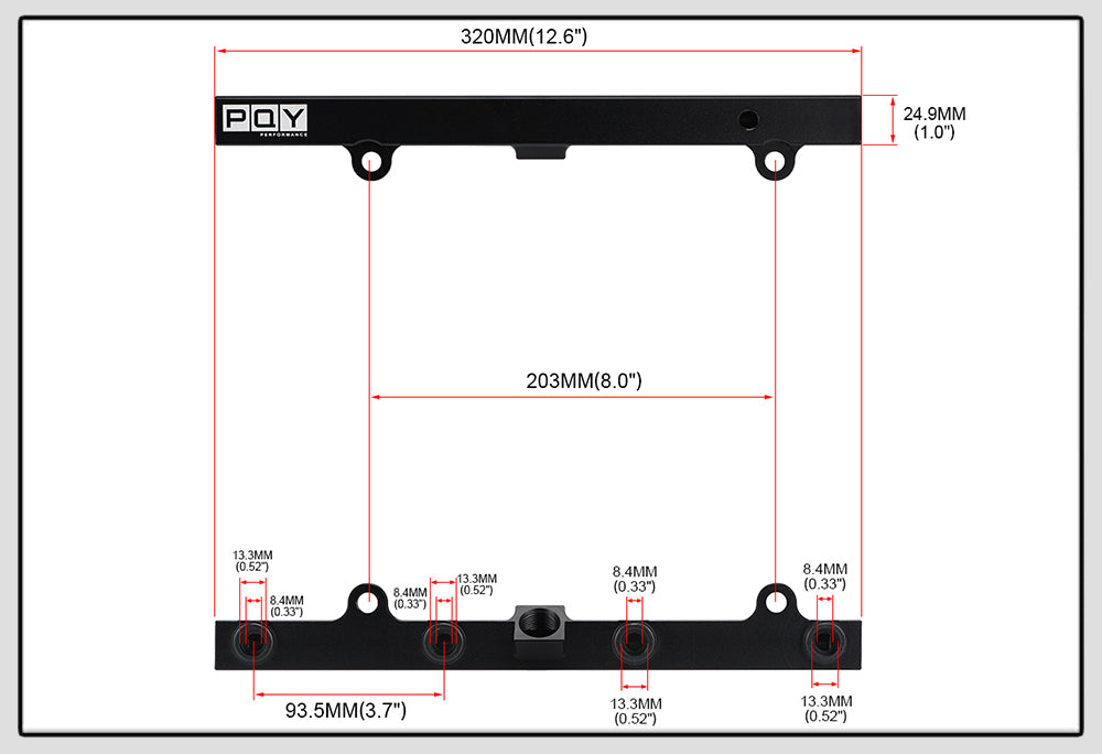 Honda K series Billet Fuel Rail